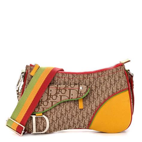 christian dior rastaclat|CHRISTIAN DIOR Monogram Rasta Boston Beige.